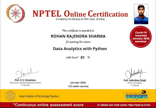 Data Analytics with Python